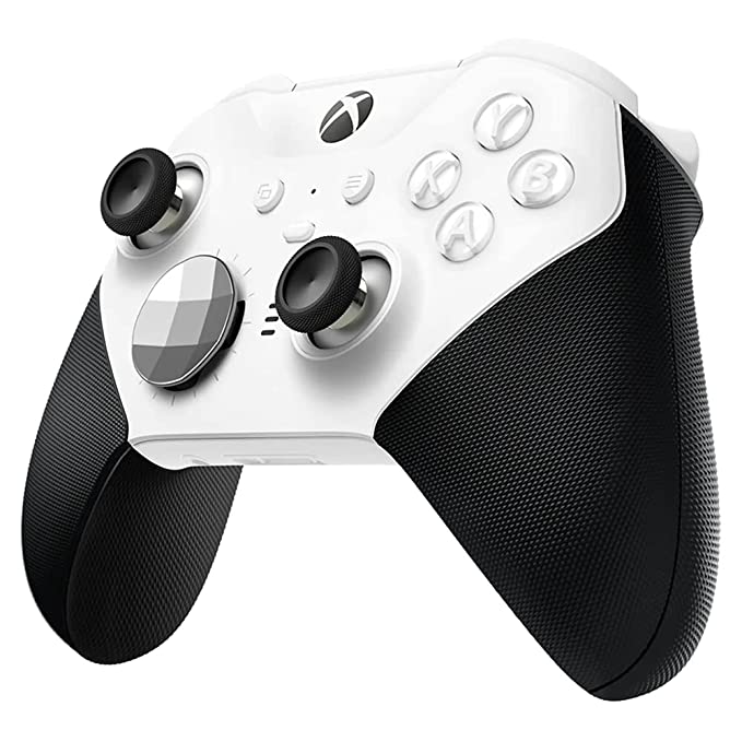 (Open Box) MICROSOFT Xbox Elite Wireless Controller Series 2 Gamepad  (White, Black, For Windows 10, Xbox One, Xbox Series S, Xbox Series X)