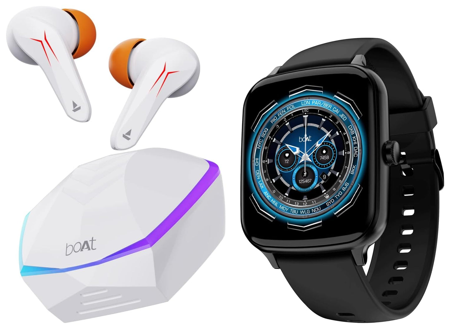 (Open Box) boAt Wave Style Call Smart Watch with Advanced BT Calling Chip,DIY Watch Face Studio, Coins, 1.69" HD Display, Health Ecosystem, Live Cricket Scores, Quick Replies, HR & SpO2