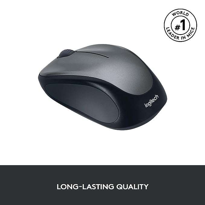 (Open Box) Logitech M235 Wireless Mouse, 1000 DPI Optical Tracking, 12 Month Life Battery, Compatible with Windows, Mac, Chromebook/PC/Laptop