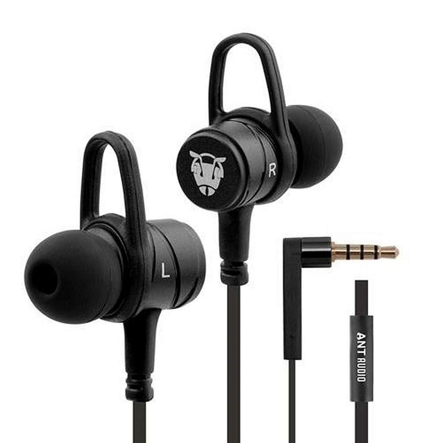 (Open Box) Ant Audio W56 Wired in Ear Earphone with Mic (Black)