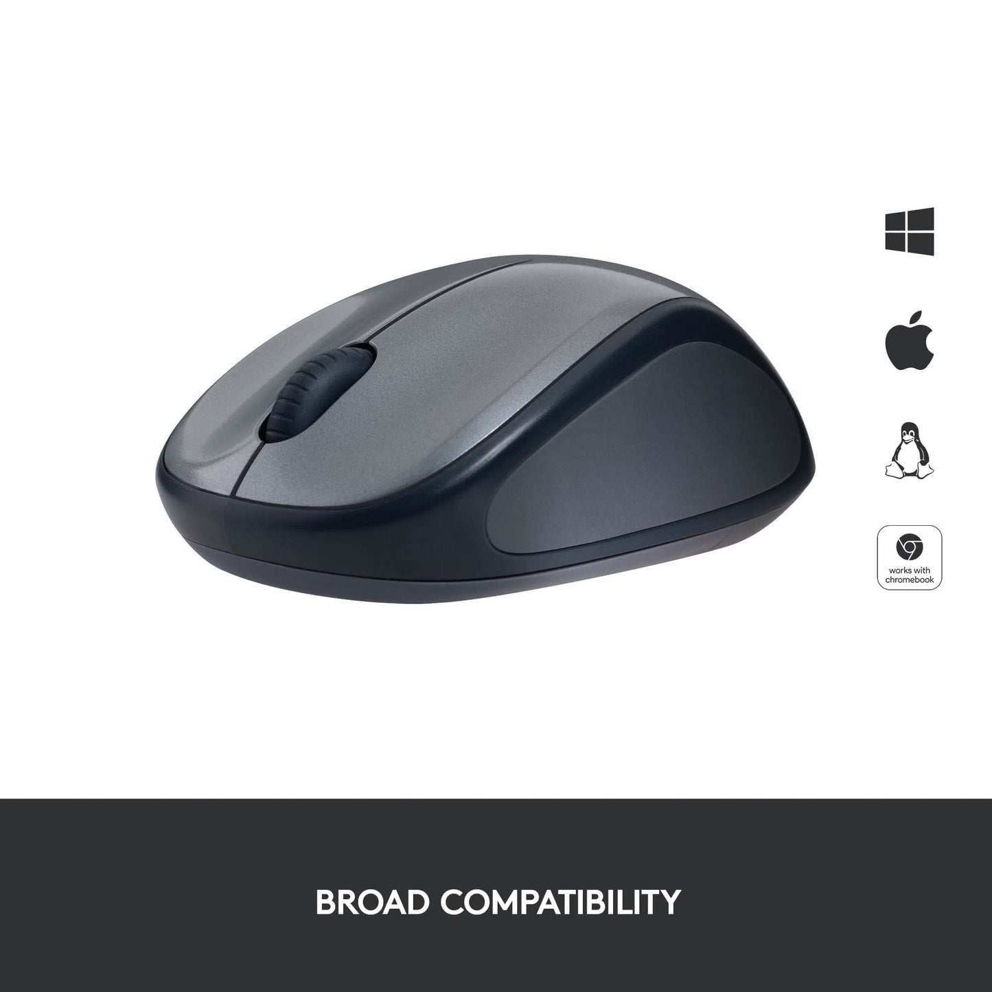 (Open Box) Logitech MK215 Wireless Keyboard and Mouse Combo, 2.4 GHz Wireless, 3 Years Warranty, Compact Design, 2-Year Battery Life(Keyboard),5 Month Battery Life(Mouse) PC/Laptop- Black