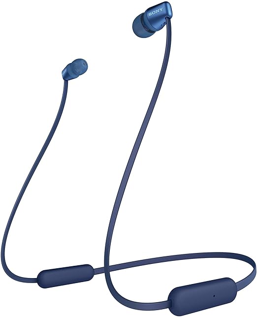 (Open Box) Sony WI-C310 Wireless Headphones with 15 Hrs Battery Life, Quick Charge, Magnetic Earbuds for Tangle Free Carrying, BT ver 5.0,Work from Home, in-Ear Bluetooth Headset with mic for Phone Calls