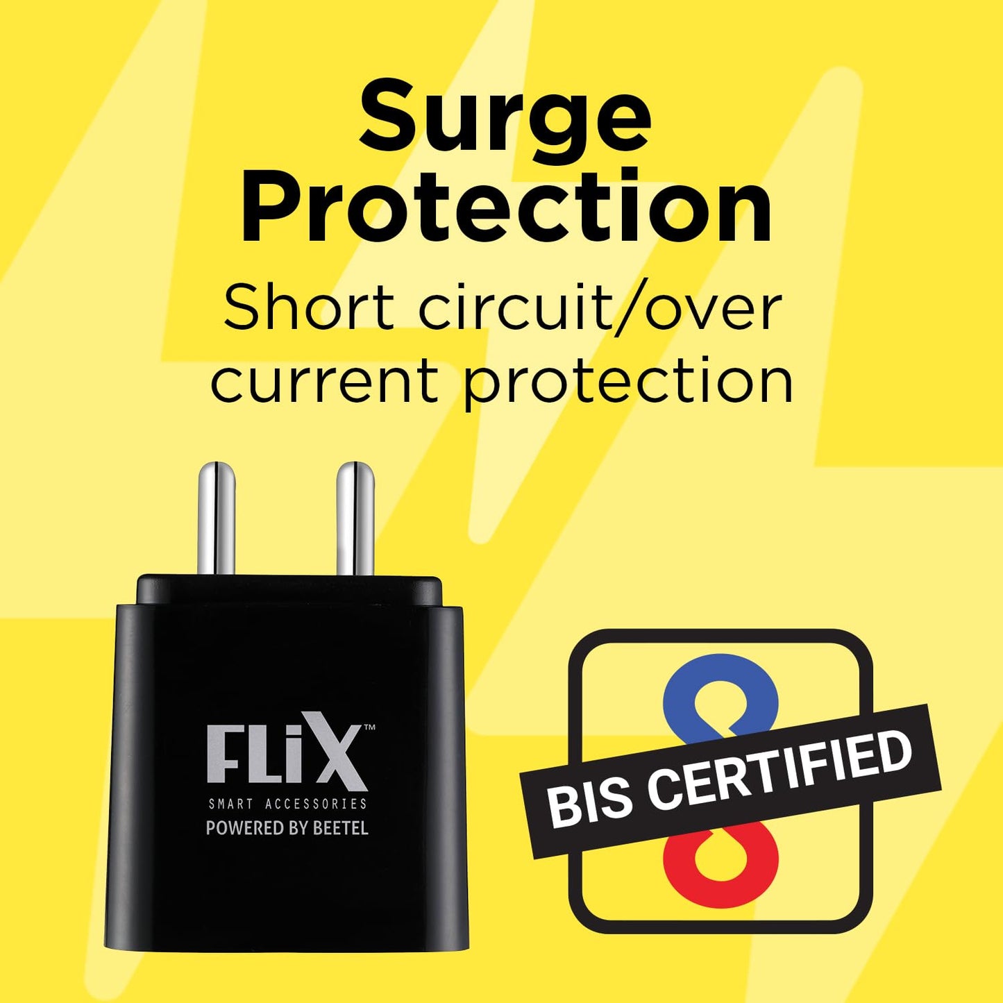 (Open Box) FLiX (Beetel) Storm 33W PD & QC Dual Port Wall Charger,USB Type A & Type C Output Widely Compatible for All Android & IOS Devices,Enhanced Safety,Light Weight & Compact,with Type C Cable (White–SD133)