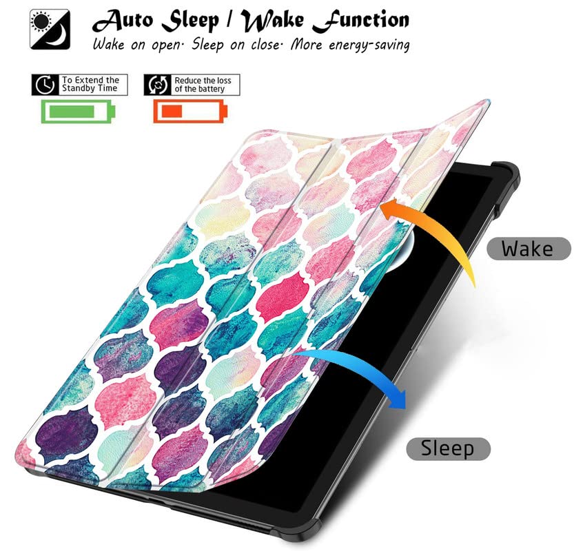 (OPEN BOX)Robustrion Trifold Flip Stand Case Cover for Realme Pad X 11 inch Tablet Cover - Black