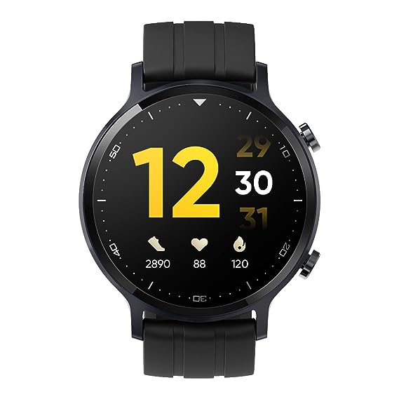 (Open Box) realme Smart Watch S with 3.30 cm (1.3") TFT-LCD Touchscreen, 15 Days Battery Life, SpO2 & Heart Rate Monitoring, IP68 Water Resistance, Black