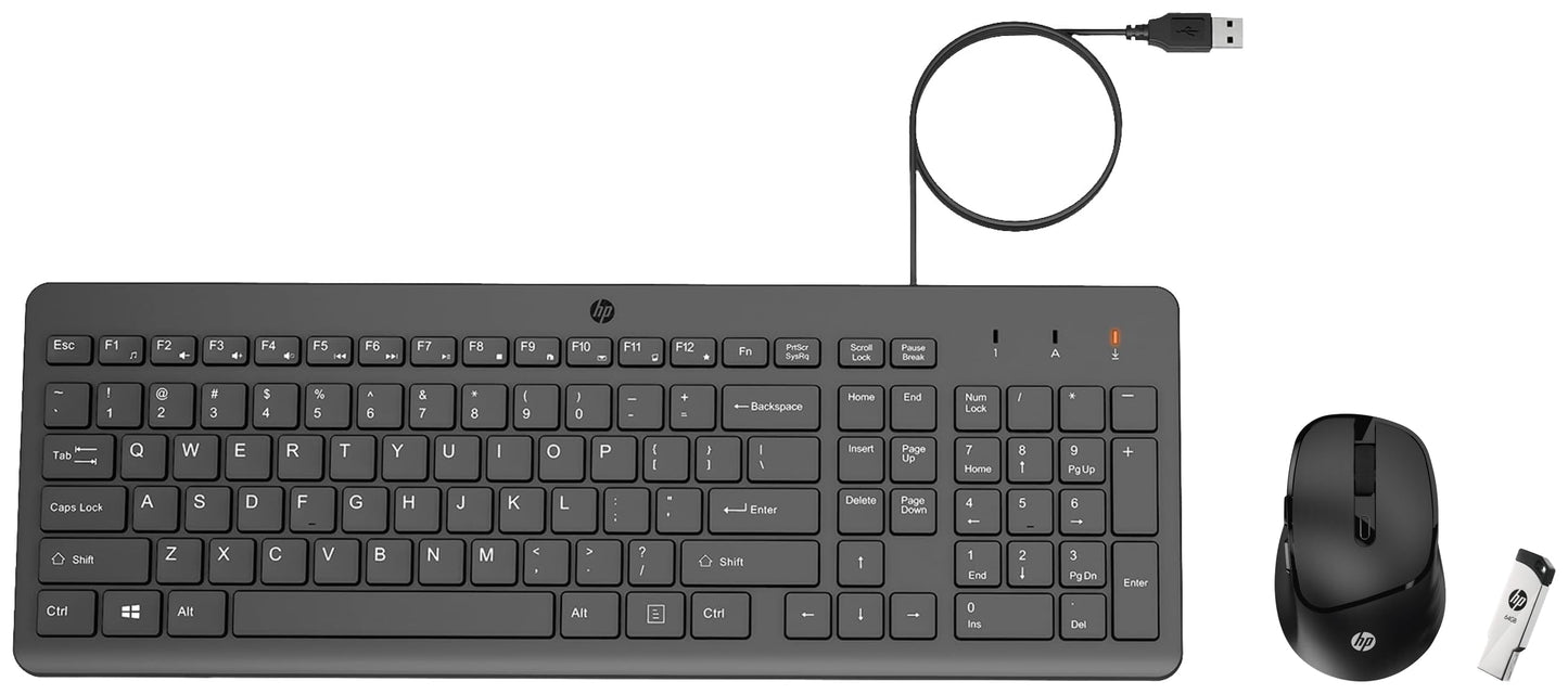 (OPEN BOX) HP M120 Wireless Mouse, USB-A Nano Dongle, 2.4 Ghz Wireless Connection, 6 Buttons, Up to 1600 Dpi, Optical Sensor, Ergonomic Design, 12-Month Battery Life, 3-Year Warranty, 60G±5%, Black, 7J4G4Aa
