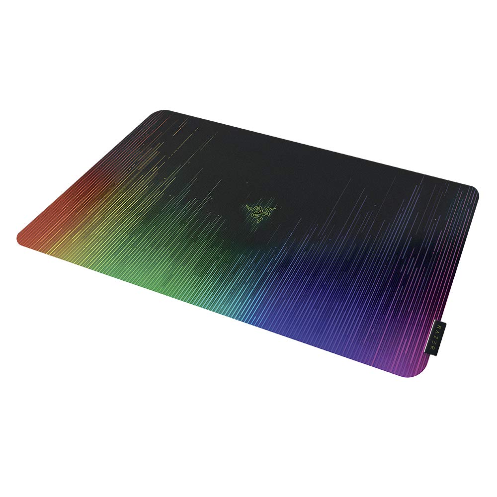 (OPEN BOX)Razer Strider - L Multilayer Synthetic Leather, Foam Padding, Head Cushion, Height Adjustable, Black/Green (RZ02-03810200-R3M1)