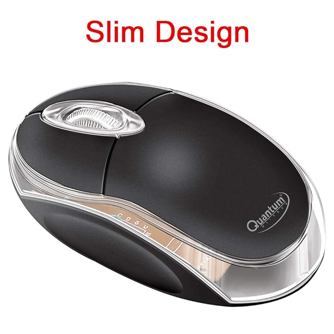 (Open Box) Quantum Hi-Tech QHM 7403/222 Wired USB Mouse, Keyboard & USB 4 Port Hub Combo Combo Set