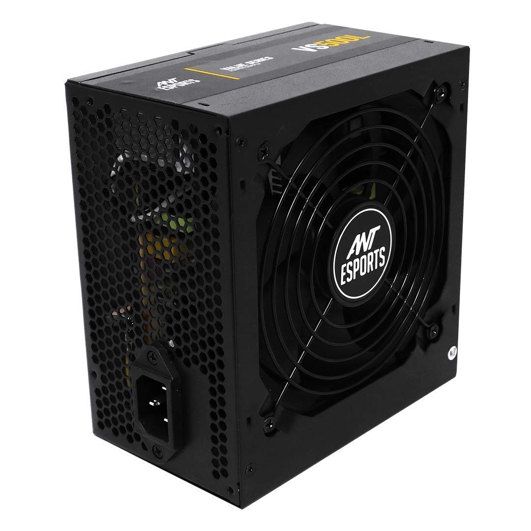 (Open Box)Ant Esports VS450L Non-Modular High Efficiency Gaming Power Supply/PSU with 1 x PCIe and 120mm Silent Fan