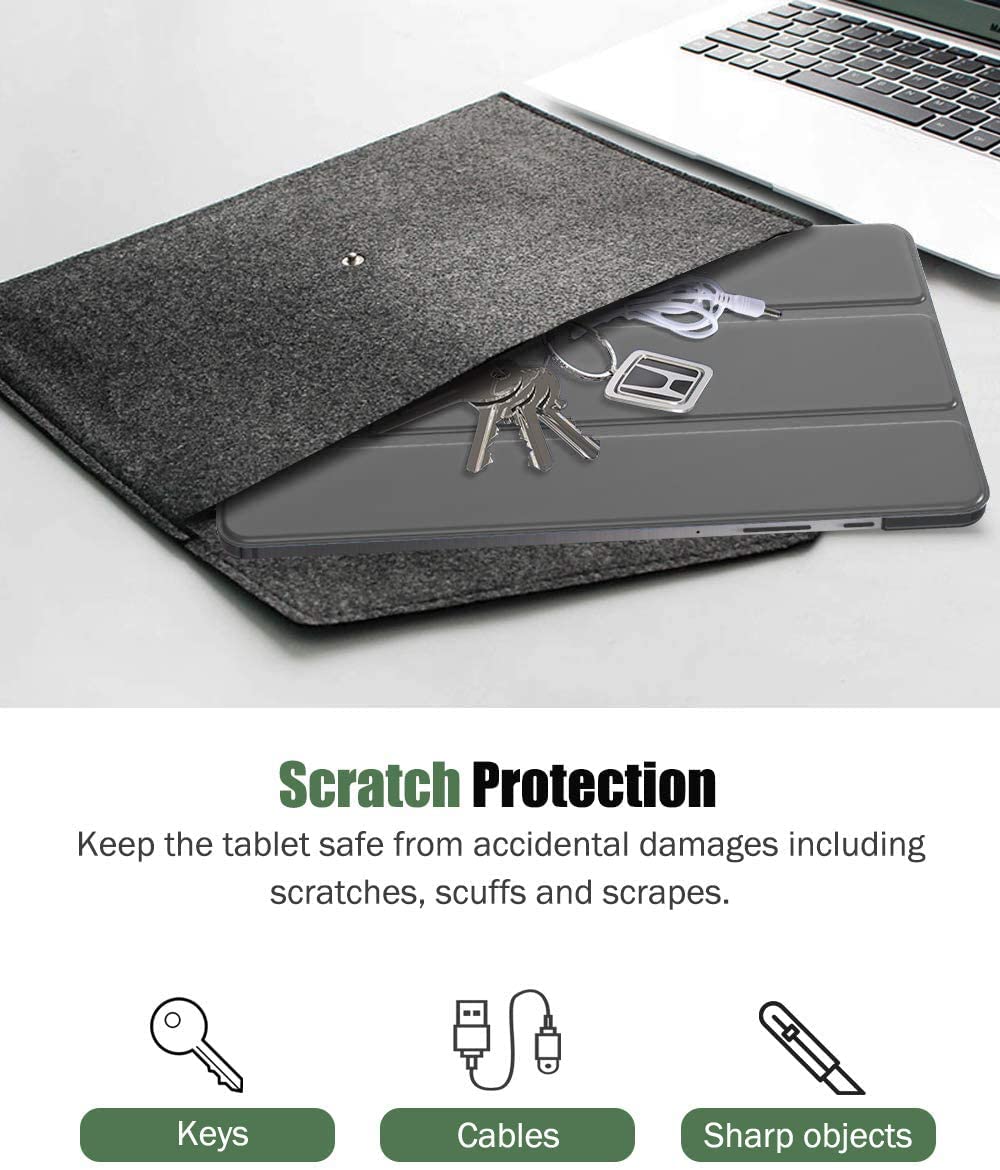 (Open Box)SwooK Case Compatible with Galaxy Tab S6 Lite 10.4 2020, Stand Cover with Translucent Frosted PC Back Shell Fit Samsung Galaxy Tab S6 Lite 10.4 2020 SM-P610/P615 (S6 lite 10.4 Inch, Aqua)