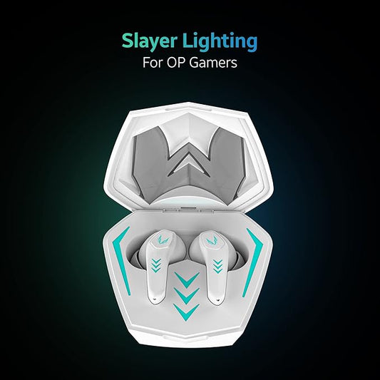 (Open Box) TAGG Rogue 100Gt Bluetooth Truly Wireless Gaming in Ear Earbuds with 50Ms Low Latency for Better Gaming 20Hrs Playtime with Mic with Enc for Best Calling Made for Comfort Gaming