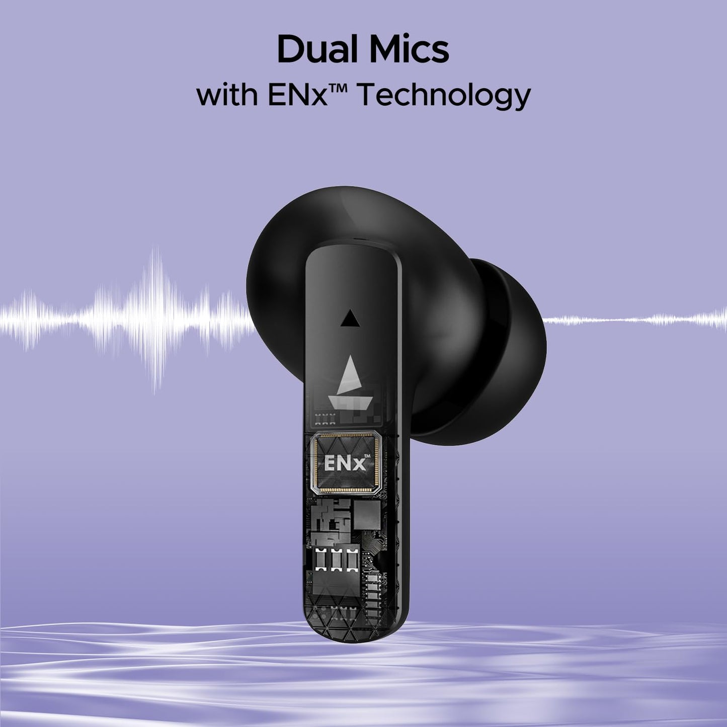 (OPEN BOX0 boAt Airdopes 91 Truly Wireless in Ear Ear Buds w/ 45 hrs Playtime, Beast Mode with 50 ms Low Latency, Dual Mics with ENx, ASAP Charge, IWP Tech, IPX4 & Bluetooth v5.3(Active Black)