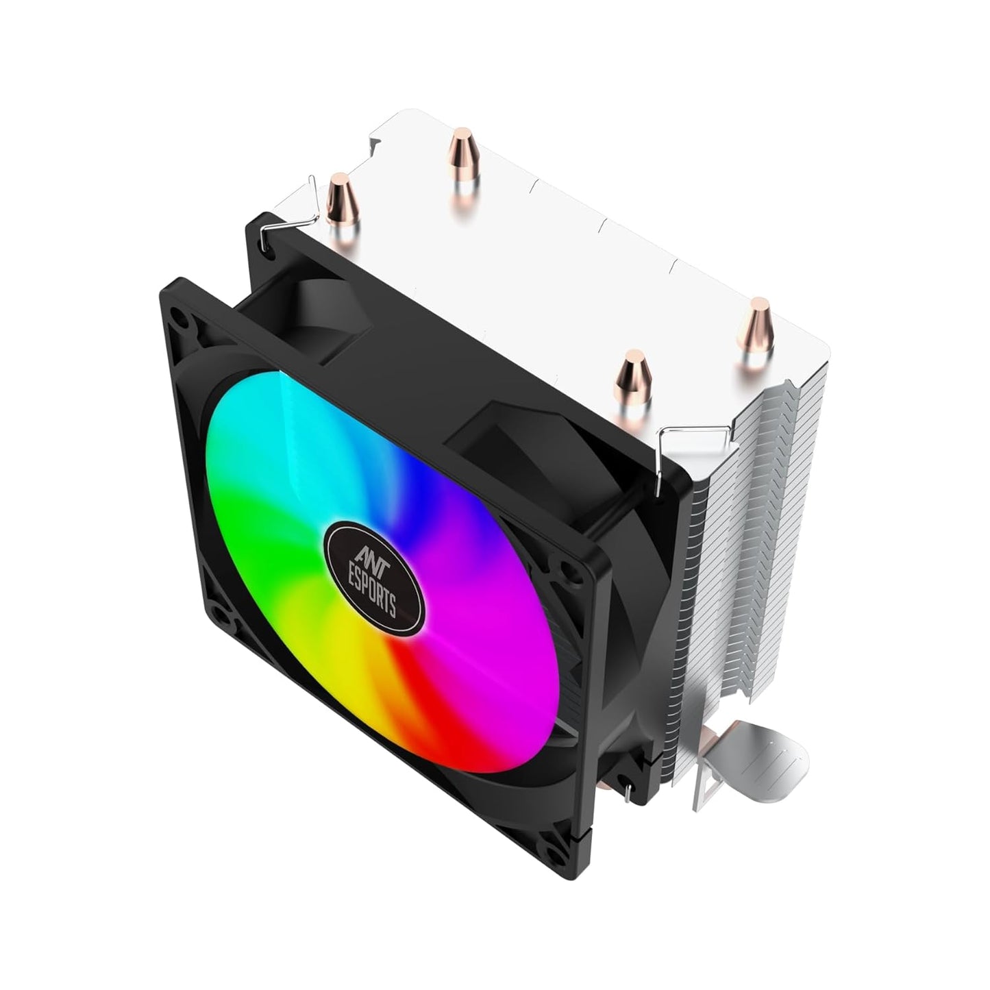 Ant Esports ICE-C200 V2 CPU Cooler/CPU Fan with Rainbow LED Fan | Support - Intel : LGA1700 / 115X / 1200/1366 x 775 & AMD : AM5, AM4, AM3+, AM3, AM2+, FM2, FM1