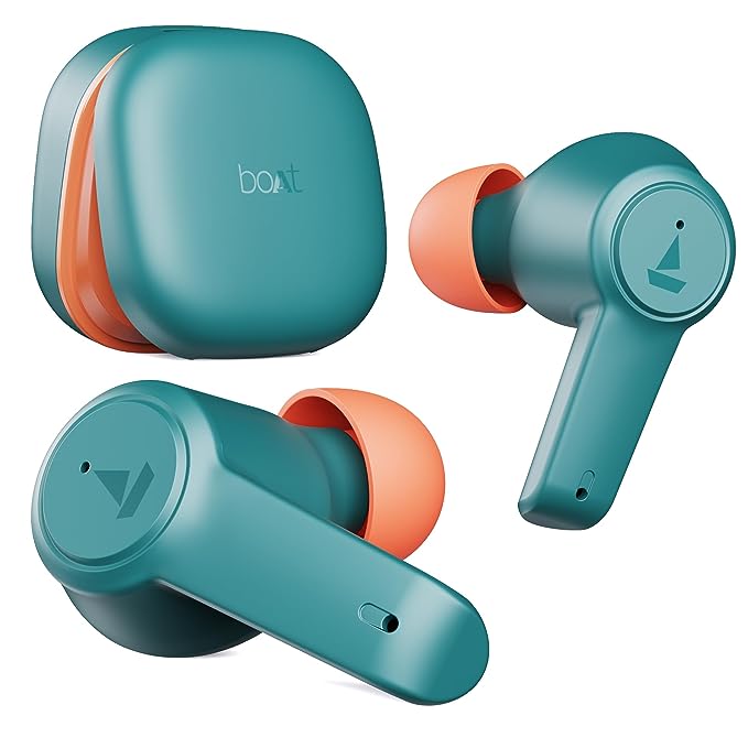 (Without Box) boAt Airdopes 413ANC True Wireless in Ear Earbuds with Active Noise Cancellation, 2 Mics ENx Tech, Signature Sound, Touch Gesture, 20 Hours Playback, ASAP Charge & Ambient Mode