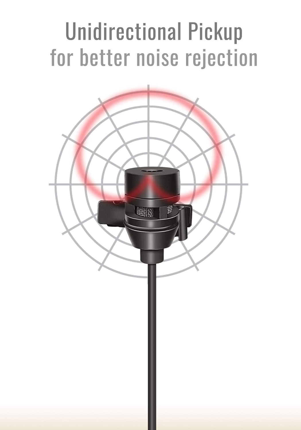 (Open Box) AHUJA MTP-20 Lavalier Microphone for mobie Phones,Video Recording etc