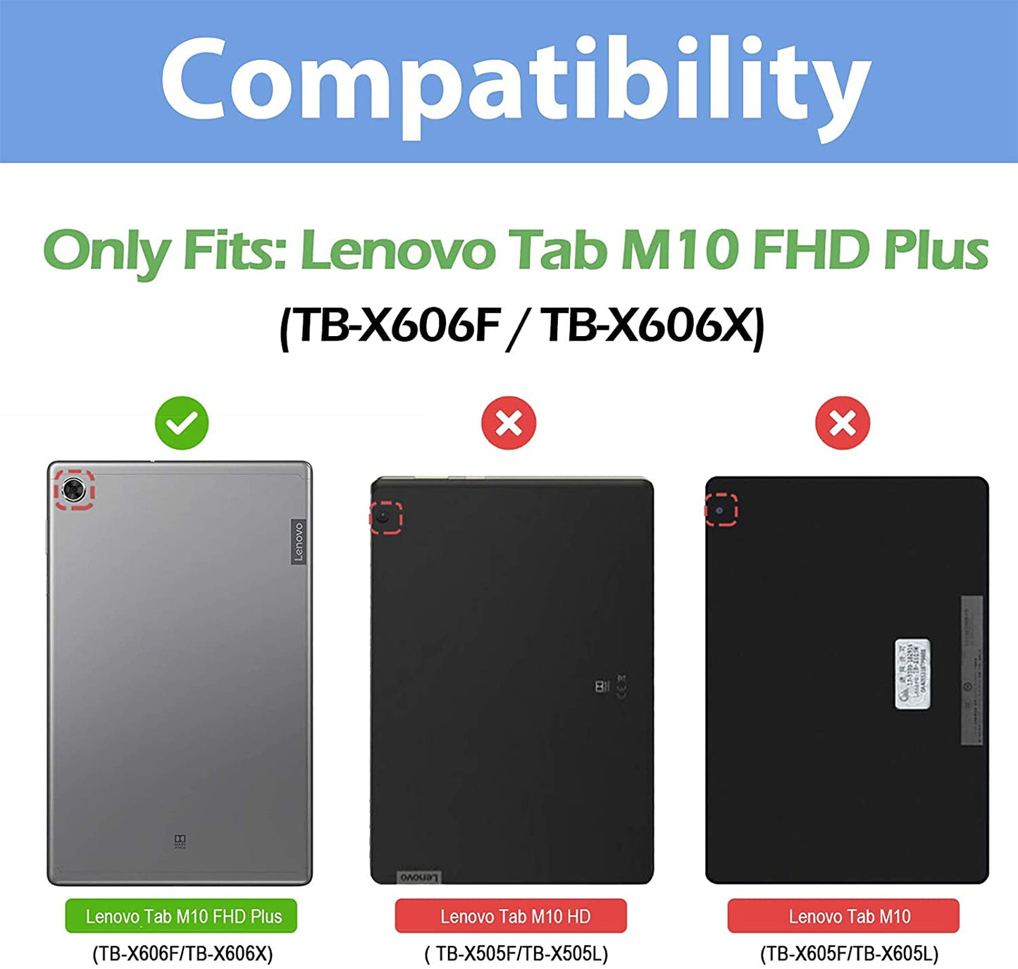 (Open Box) TECHSHIELD Glass Screen Protector Compatible With Lenovo Tab M10 Plus Fhd 10.3 Inch(2Nd Gen) Tb-X606V(Transparent) (Pack Of 1)