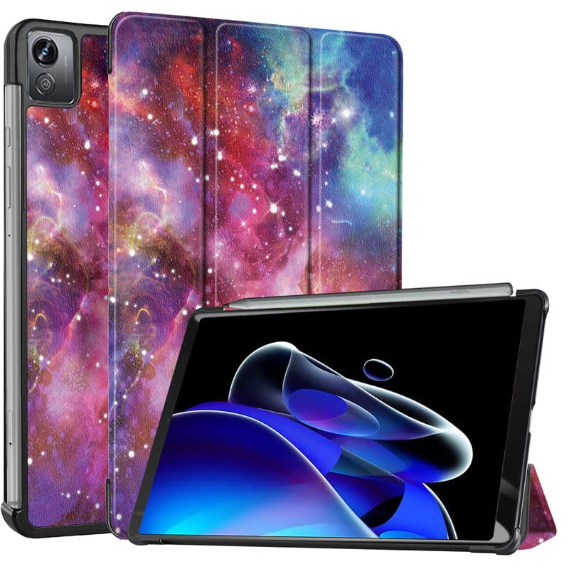 (OPEN BOX)Robustrion Trifold Flip Stand Case Cover for Realme Pad X 11 inch Tablet Cover - Black