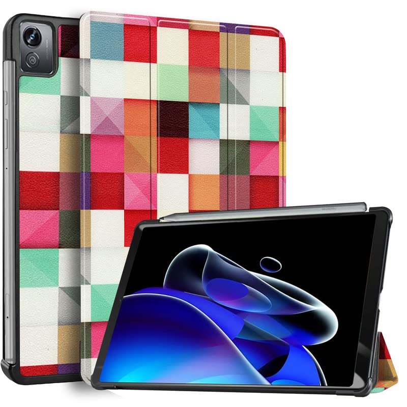 (OPEN BOX)Robustrion Trifold Flip Stand Case Cover for Realme Pad X 11 inch Tablet Cover - Black