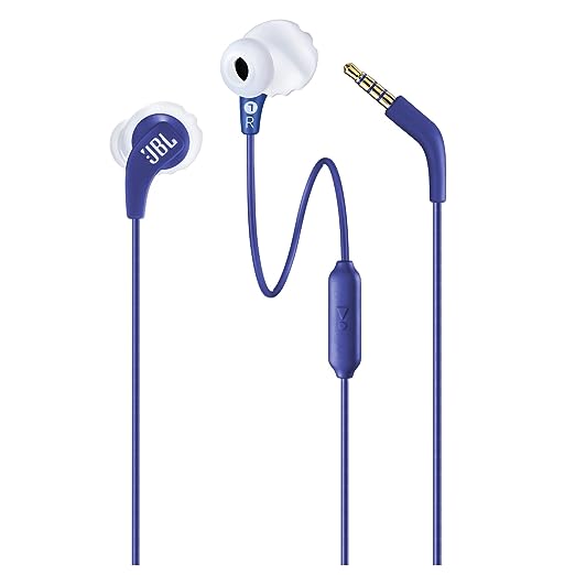 (Open Box) JBL Endurance Run, Sports in Ear Wired Earphones with Mic, Sweatproof, Flexsoft eartips, Magnetic Earbuds, Fliphook & TwistLock Technology with Voice Assistant Support for Mobiles