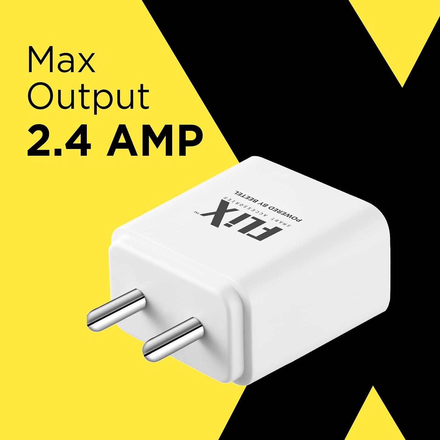 (Open Box) FLiX (Beetel) Storm 33W PD & QC Dual Port Wall Charger,USB Type A & Type C Output Widely Compatible for All Android & IOS Devices,Enhanced Safety,Light Weight & Compact,with Type C Cable (White–SD133)