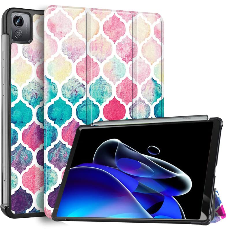 (OPEN BOX)Robustrion Trifold Flip Stand Case Cover for Realme Pad X 11 inch Tablet Cover - Black