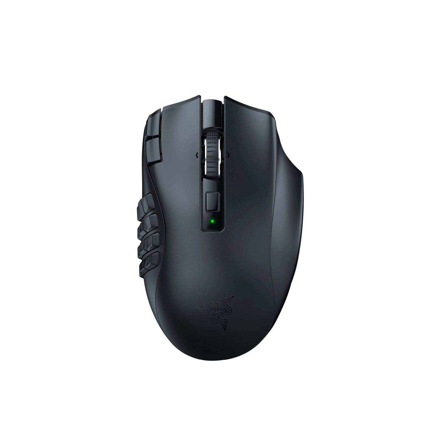 (OPEN BOX)Razer Naga V2 HyperSpeed Wireless MMO Gaming Mouse: 19 Programmable Buttons - HyperScroll Technology - Focus Pro 30K Optical Sensor - Mechanical Mouse Switches Gen2 -RZ01-03600100-R3A1