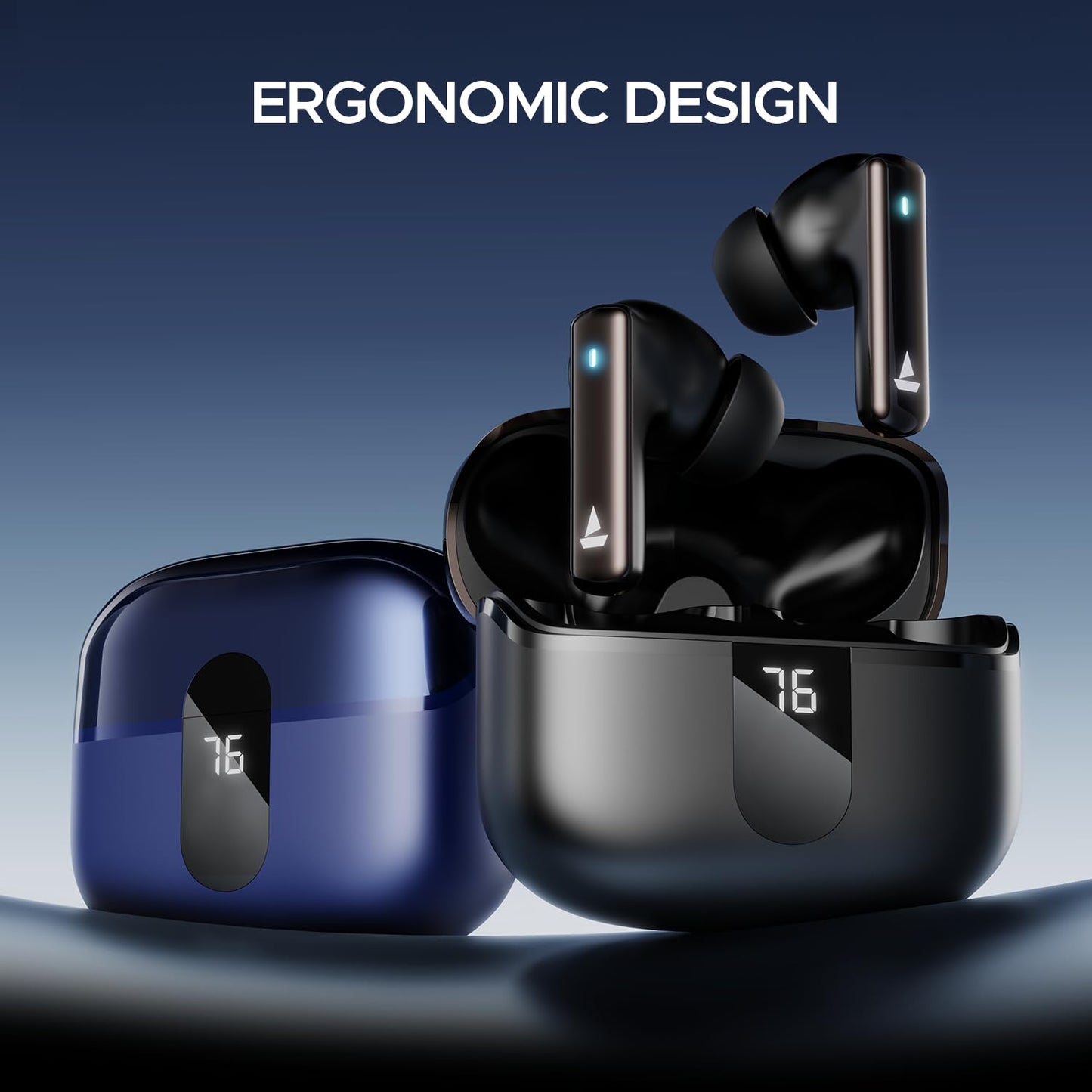 (OPEN BOX)boAt Airdopes 121 Pro Plus Truly Wireless in Ear Ear Buds w/ 100 hrs Playtime, 4 Mics with ENx™, 50ms Low-Latency Beast™ Mode, ASAP™ Charge, IWP™ Tech, BT v5.3 & IPX5(Black)
