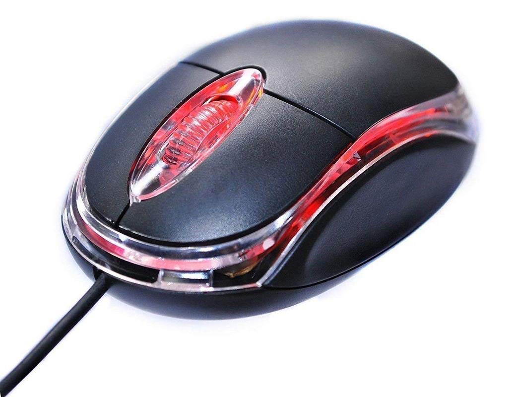 (Open Box) 3D Optical Mouse for Laptop, Computer & Desktop (Black)