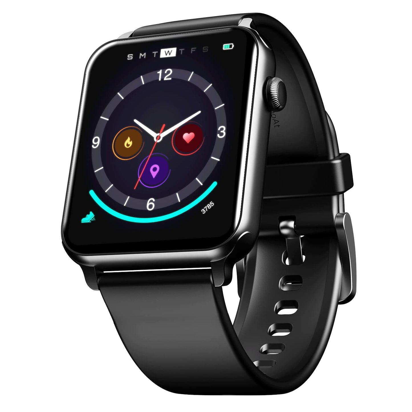 (Without Box) boAt Wave Lite Smart Watch w/ 1.69" (4.2 cm) HD Display, Heart Rate & SpO2 Level Monitor, Multiple Watch Faces, Activity Tracker, Multiple Sports Modes & IP68 (Deep Blue)