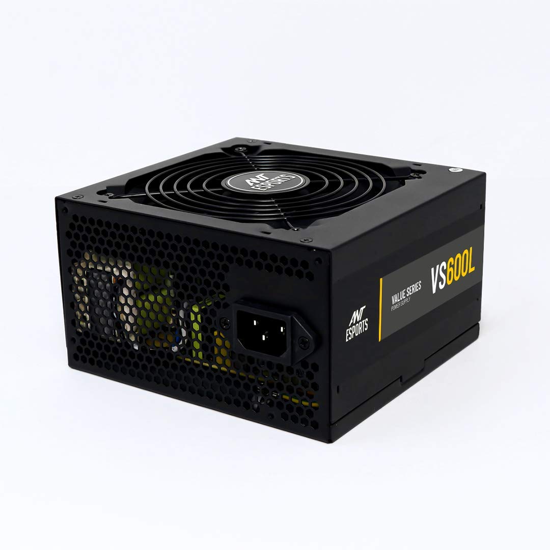 (Open Box)Ant Esports VS450L Non-Modular High Efficiency Gaming Power Supply/PSU with 1 x PCIe and 120mm Silent Fan