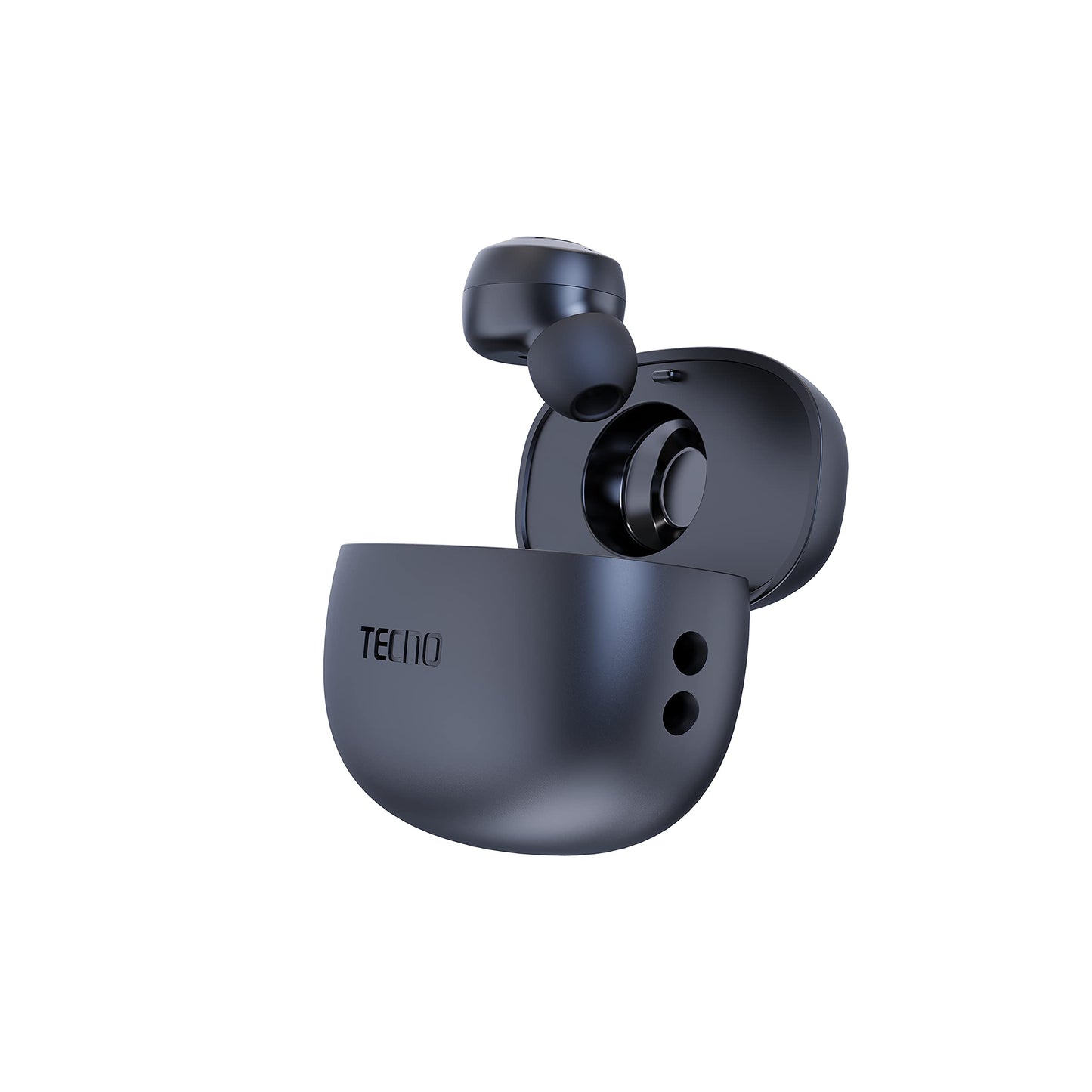 (Open Box) Tecno Ace-A3 | 30 Hours Standby Time | Bluetooth Truly Wireless in Ear Earbuds BT 5.0 | Light Weight | Splash Proof, with mic, Black