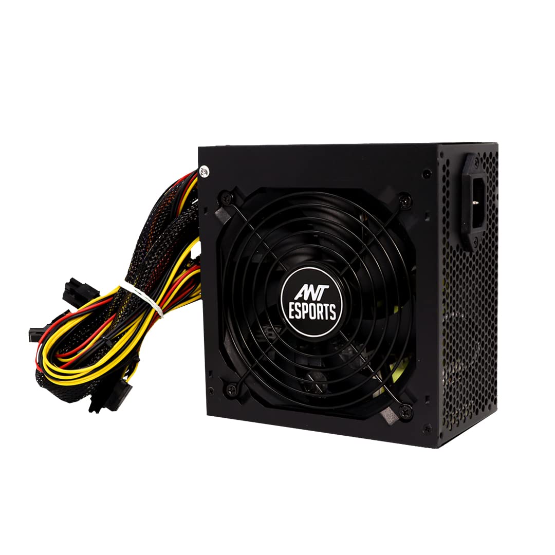 (Open Box)Ant Esports VS450L Non-Modular High Efficiency Gaming Power Supply/PSU with 1 x PCIe and 120mm Silent Fan
