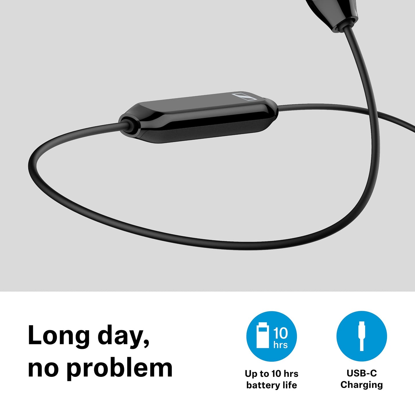 (Open Box)Sennheiser CX 350BT Wireless Bluetooth in Ear Headphone with Mic (Black)