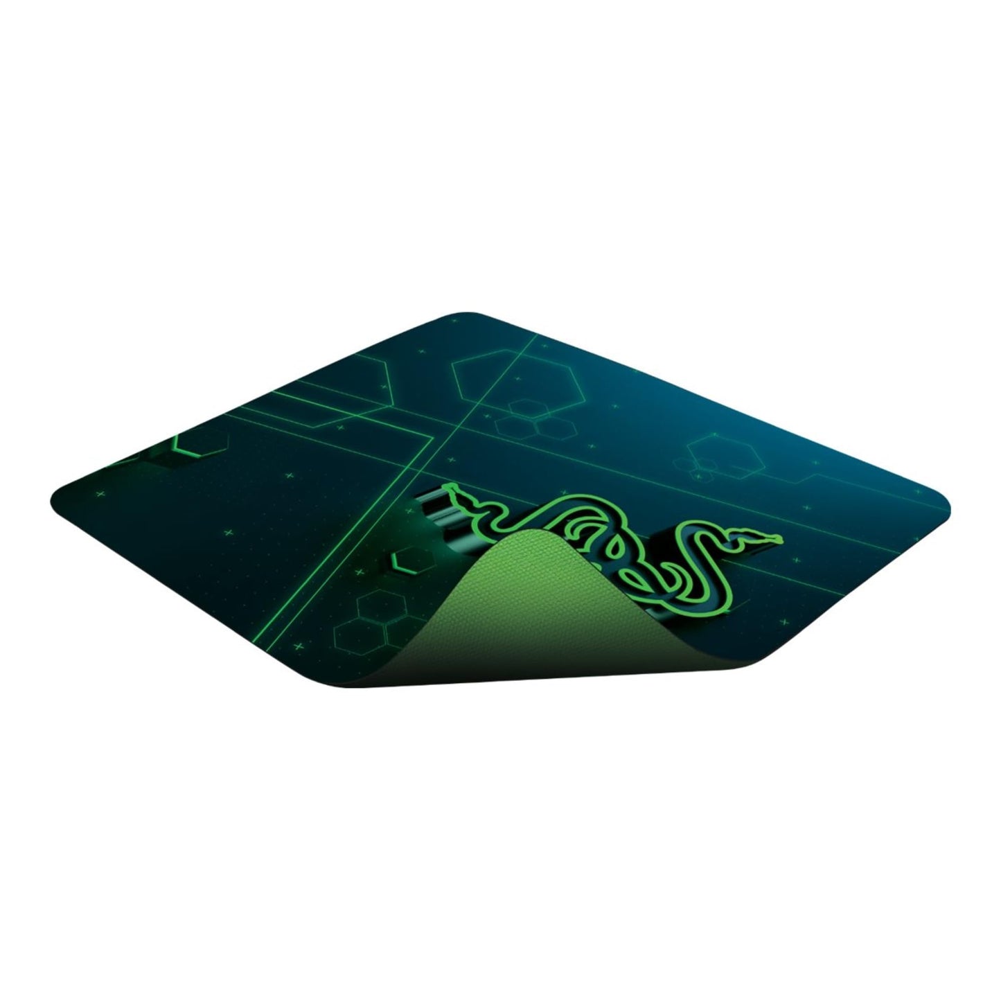 (OPEN BOX)Razer Strider - L Multilayer Synthetic Leather, Foam Padding, Head Cushion, Height Adjustable, Black/Green (RZ02-03810200-R3M1)
