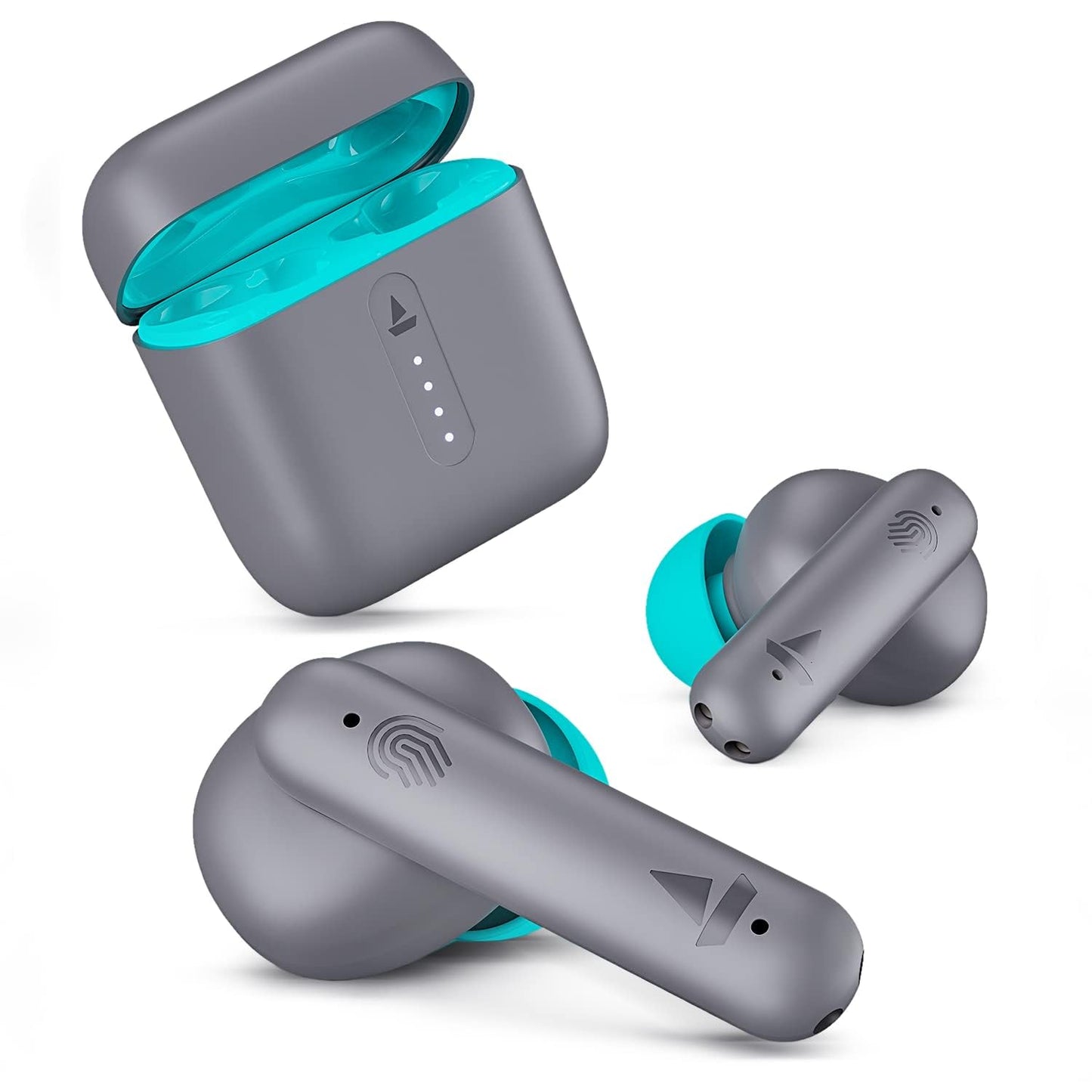 (Without Box) boAt Airdopes 141 Bluetooth Truly Wireless in-Ear Earbuds w/ 42H Playtime,Low Latency Mode for Gaming, ENx Tech, IWP, IPX4 Water Resistance, Smooth Touch Controls