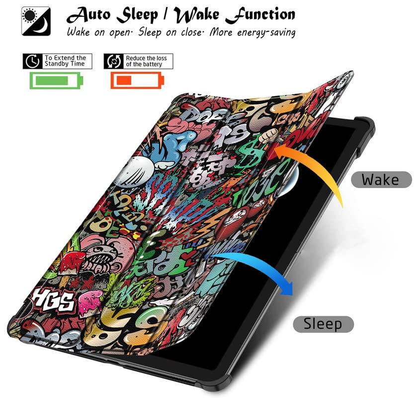 (OPEN BOX)Robustrion Trifold Flip Stand Case Cover for Realme Pad X 11 inch Tablet Cover - Black