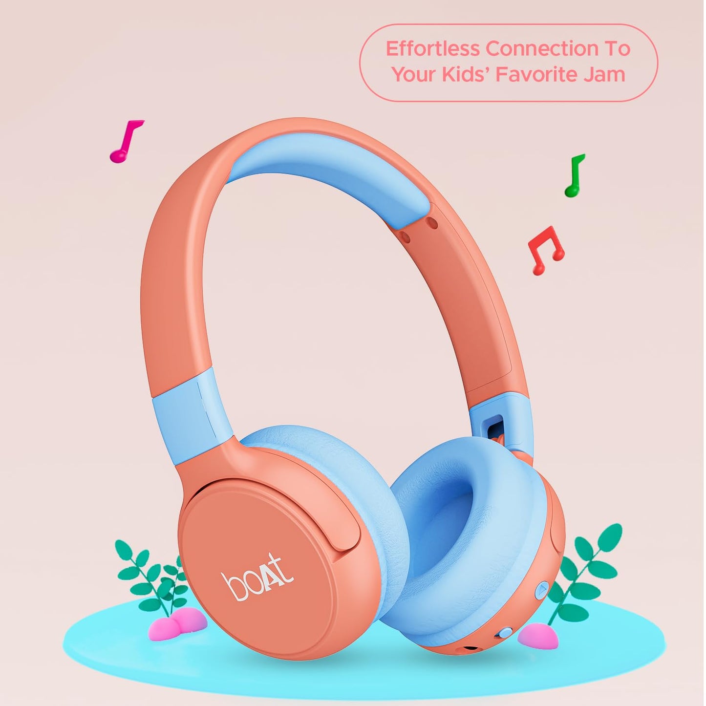 (Open Box) Rockid Rush Headphone, Aqua Aqua