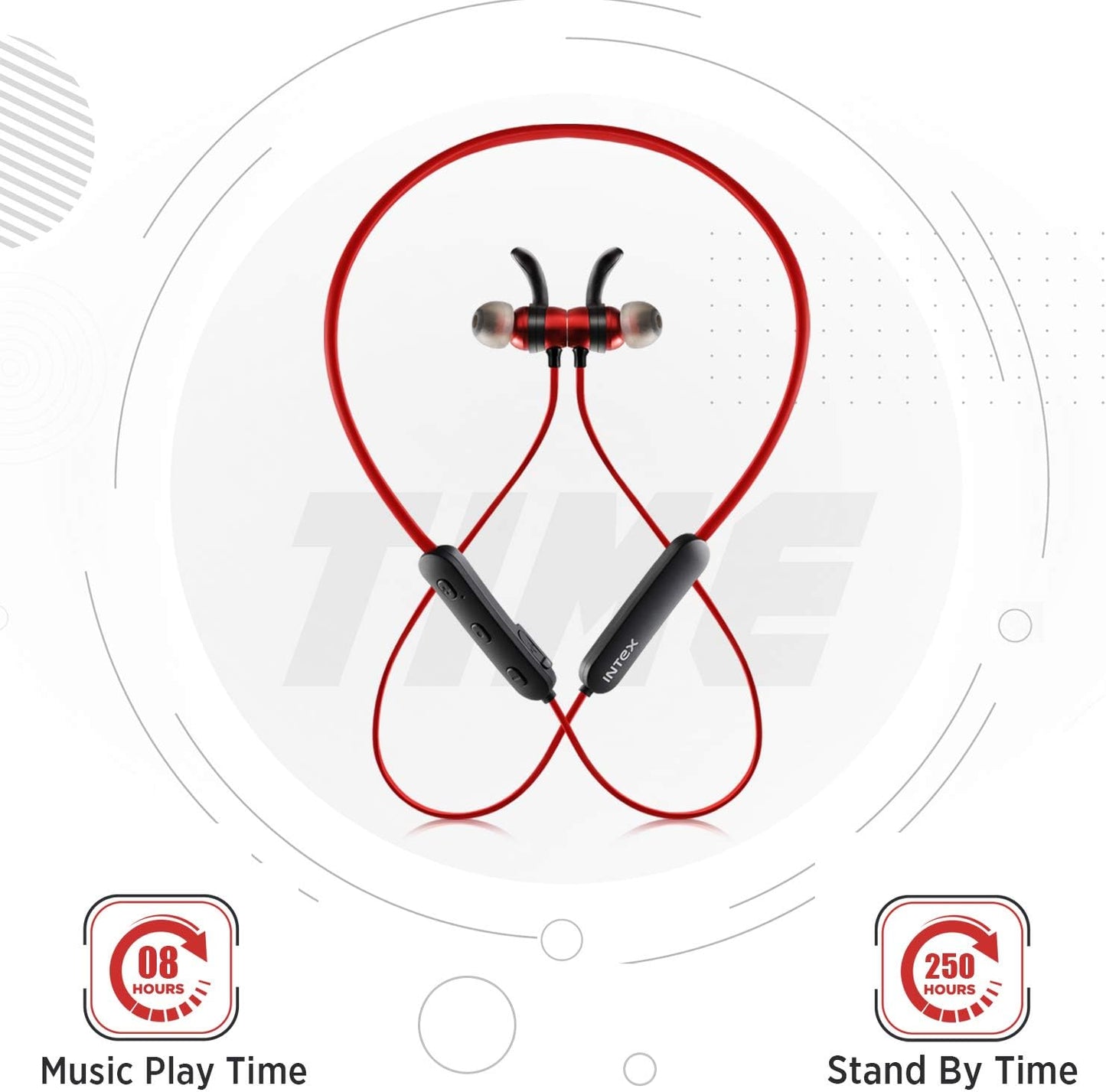 (Open Box)Intex BT Musique Bass Wireless Sports Headset