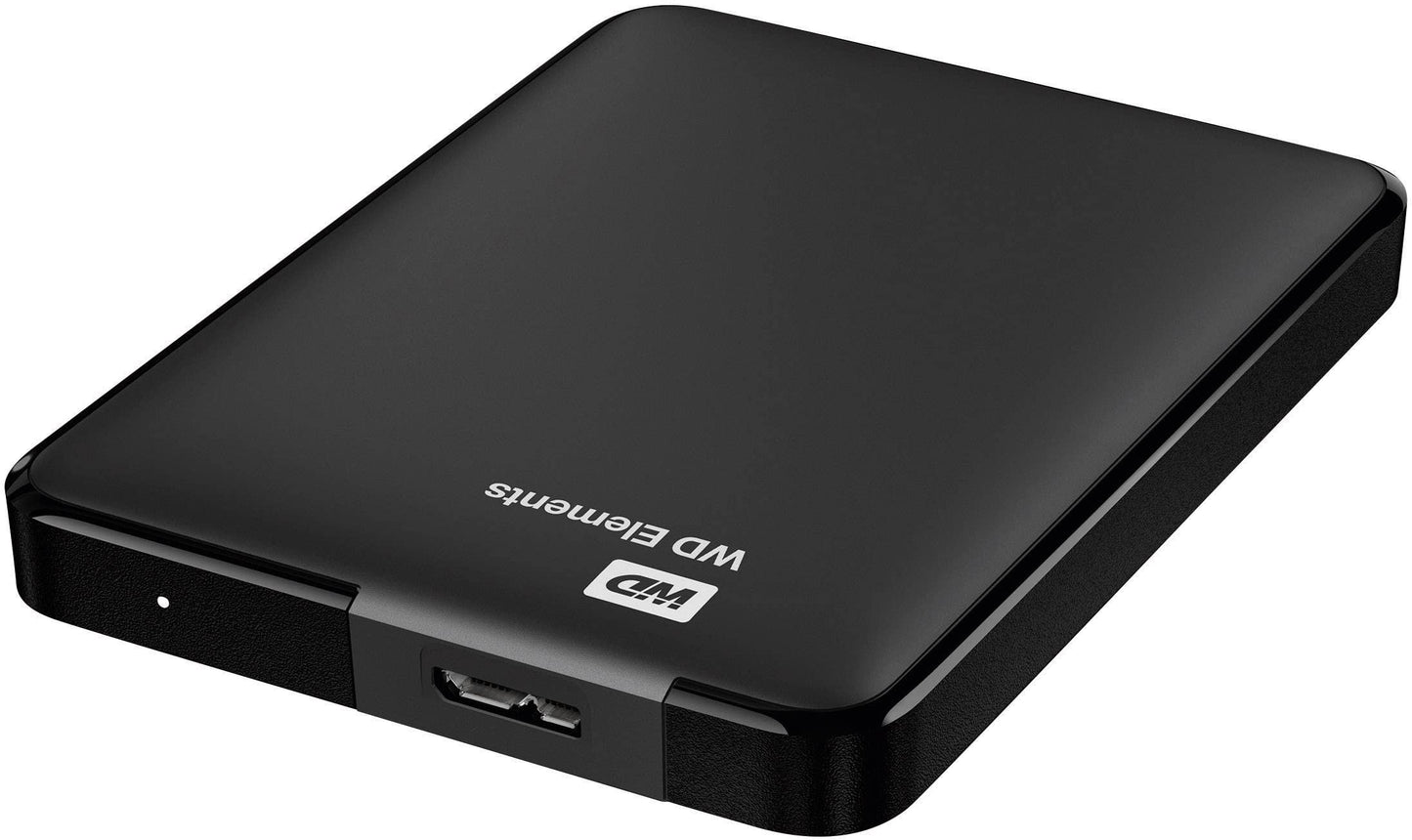 (Open Box) Western Digital WD 5TB Elements Portable Hard Disk Drive, USB 3.0, Compatible with PC, PS4 and Xbox, External HDD (WDBHDW0050BBK-EESN)