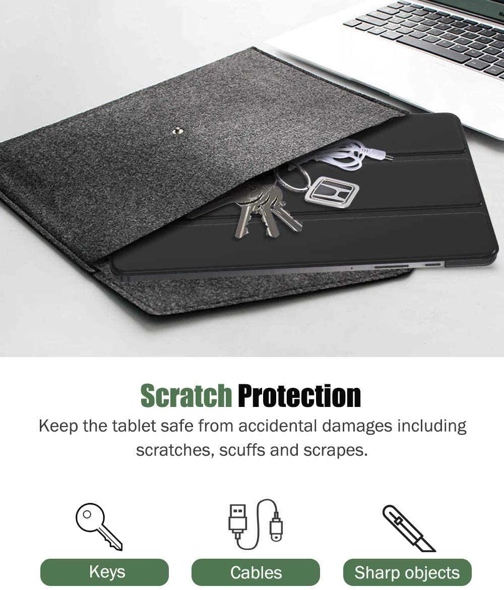 (Open Box)SwooK Case Compatible with Galaxy Tab S6 Lite 10.4 2020, Stand Cover with Translucent Frosted PC Back Shell Fit Samsung Galaxy Tab S6 Lite 10.4 2020 SM-P610/P615 (S6 lite 10.4 Inch, Aqua)