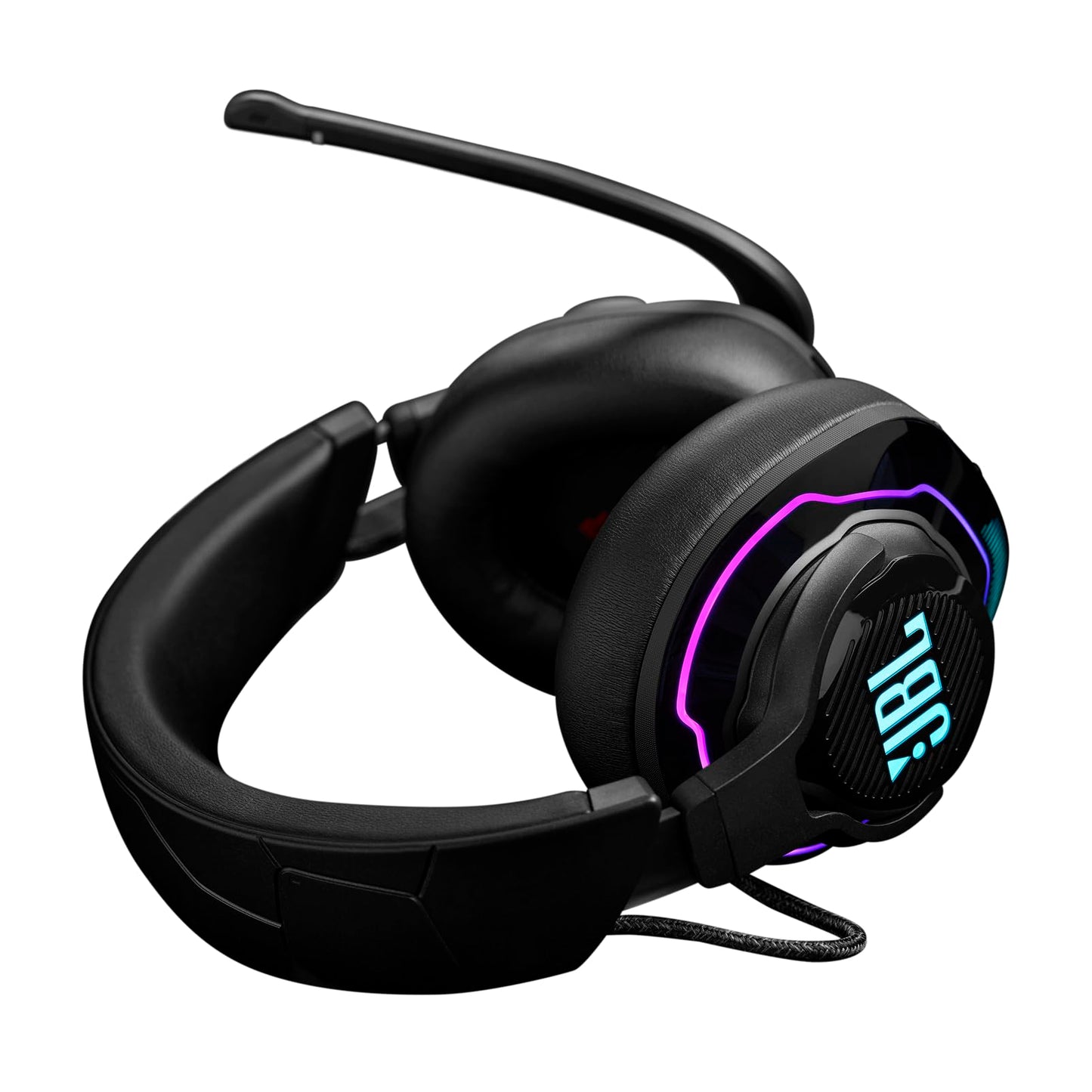 (OPEN BOX) JBL Quantum 810 Wireless Over Ear Gaming Headset with Mic, ANC, 50mm Neodymium Drivers, 43H Playtime, Low Latency, Dual Surround Sound, Boom Mic, 2.4GHz Wireless Dongle, Discord-certified Dial (Black)