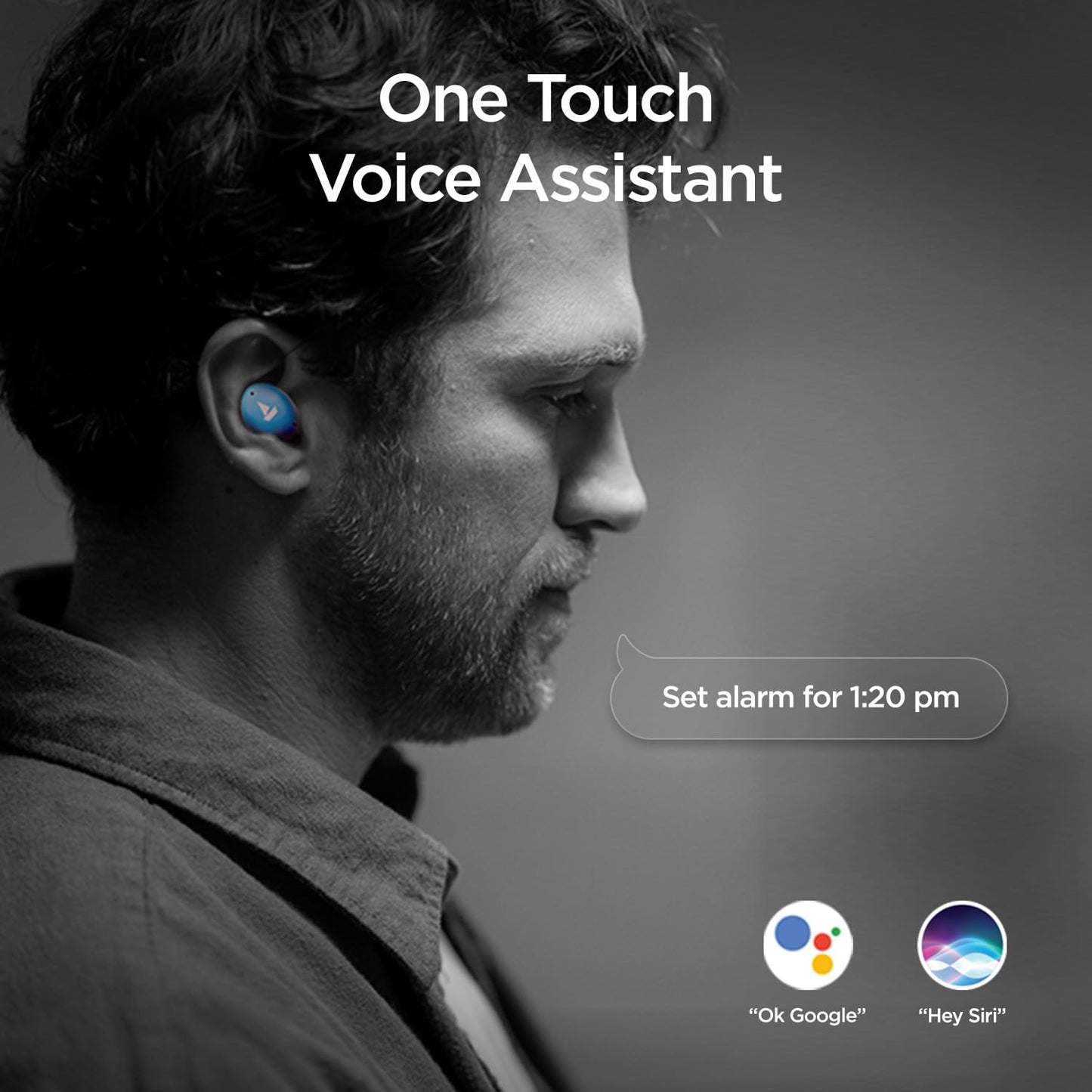 (Open box)boAt Airdopes 383 Bluetooth Truly Wireless in Ear Earbuds with 20 Hours Playback, ASAP Charge, IWP Technology, IPX5 and Touch Control(Jazzy Blue)