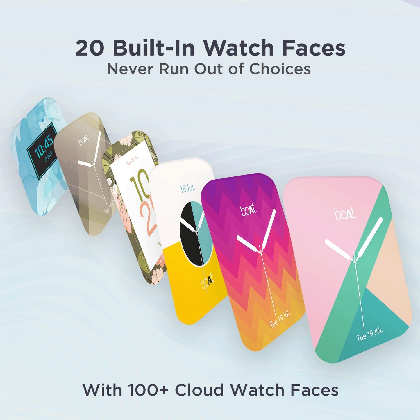 (Without Box)boAt Wave Electra Smart Watch w/ 1.81" (4.5 cm) HD Display, Smart Calling w/Ultra-Seamless BT Calling Chip,20 Built-in Watch Faces,100 + Sports Modes,Menu Personalization,in-Built Games(Deep Blue)