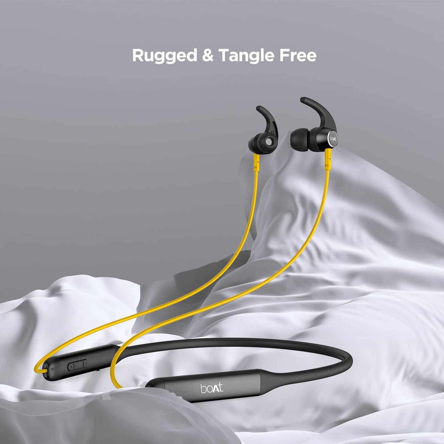 (Without Box)boAt Rockerz 330 in-Ear Bluetooth Neckband with Upto 30 Hours Playtime, ASAP Charge, Signature Sound, Dual Pairing & IPX5 with Mic (Active Black)