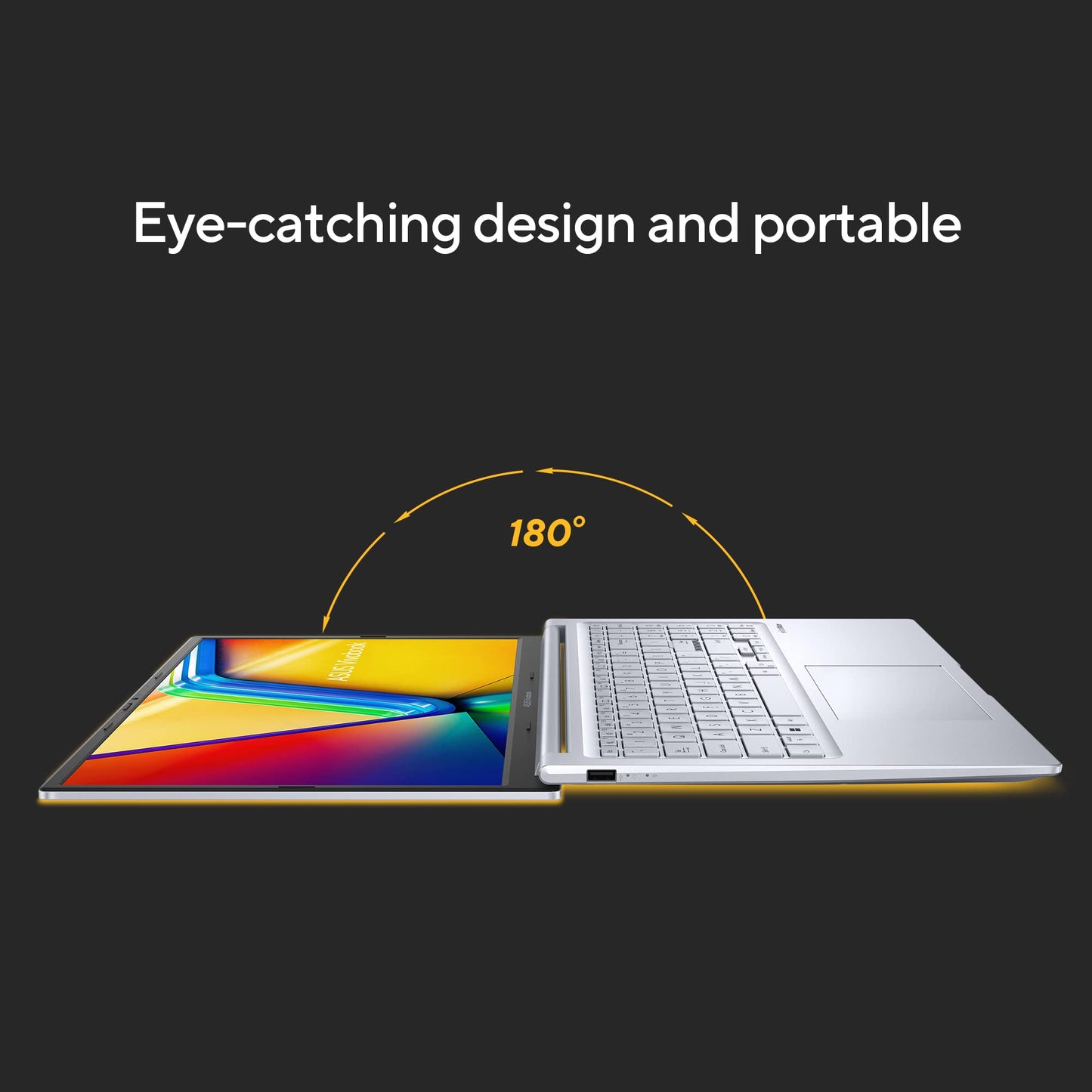 (Brand Refurbished)ASUS Vivobook 15X (2023), Intel Core i3-1315U 13th Gen, 15.6" (39.62 cms) FHD, Thin and Light Laptop (8GB/512GB SSD/Windows 11/Office 2021/Backlit KB/Silver/1.6 kg), K3504VAB-NJ322WS