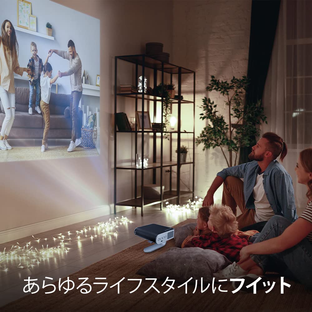 (Open Box) Viewsonic M1 Mini Portable Projector | Jbl Speaker | Hdmi | Auto Keystone |Built-in Battery |100" Projection Image 854 X 480 | 100 Lumen - White