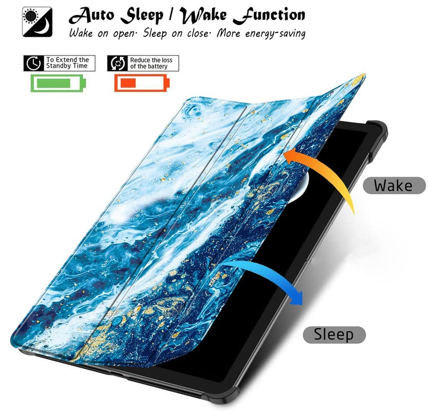(OPEN BOX)Robustrion Trifold Flip Stand Case Cover for Realme Pad X 11 inch Tablet Cover - Black