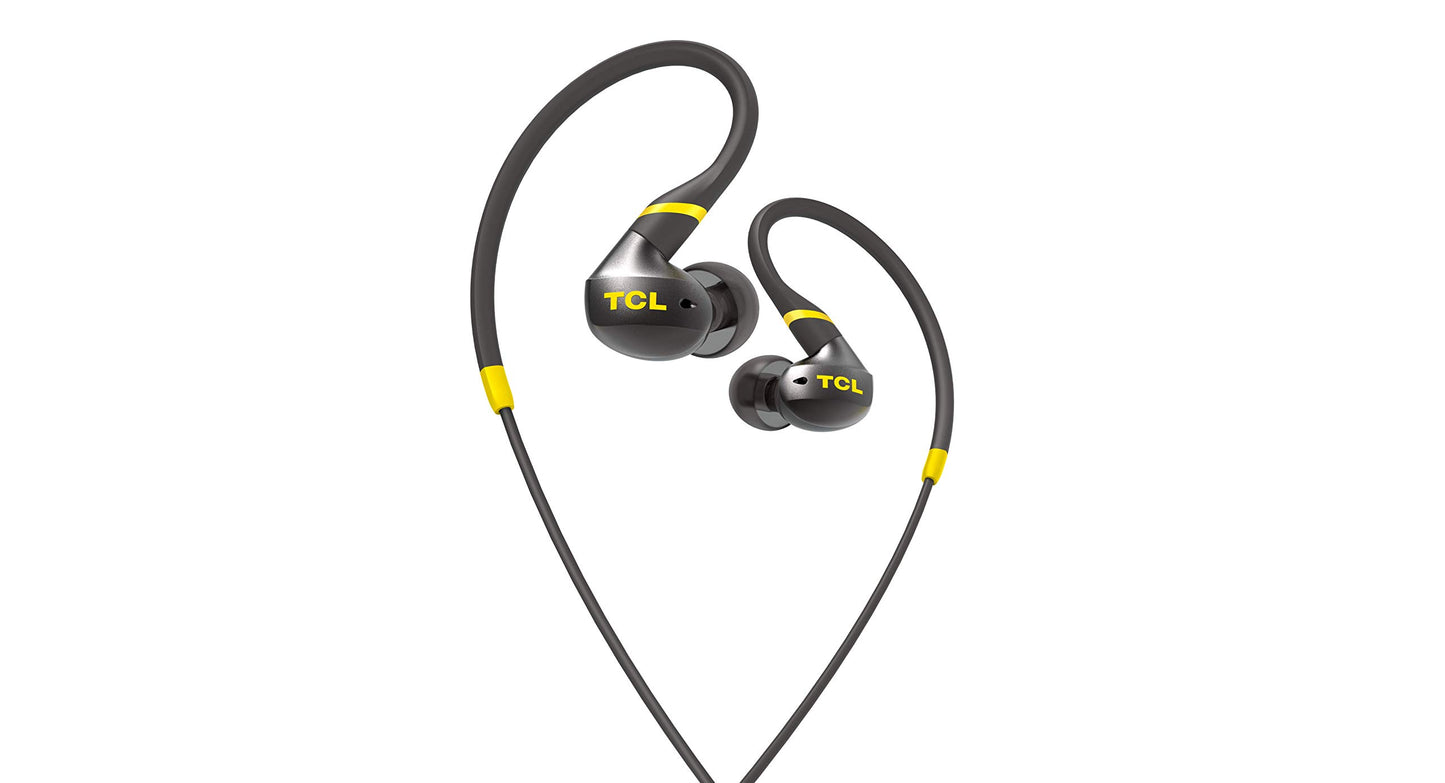 (Open Box) TCL Actv100 Wired in Ear Headphone with Mic (Black)