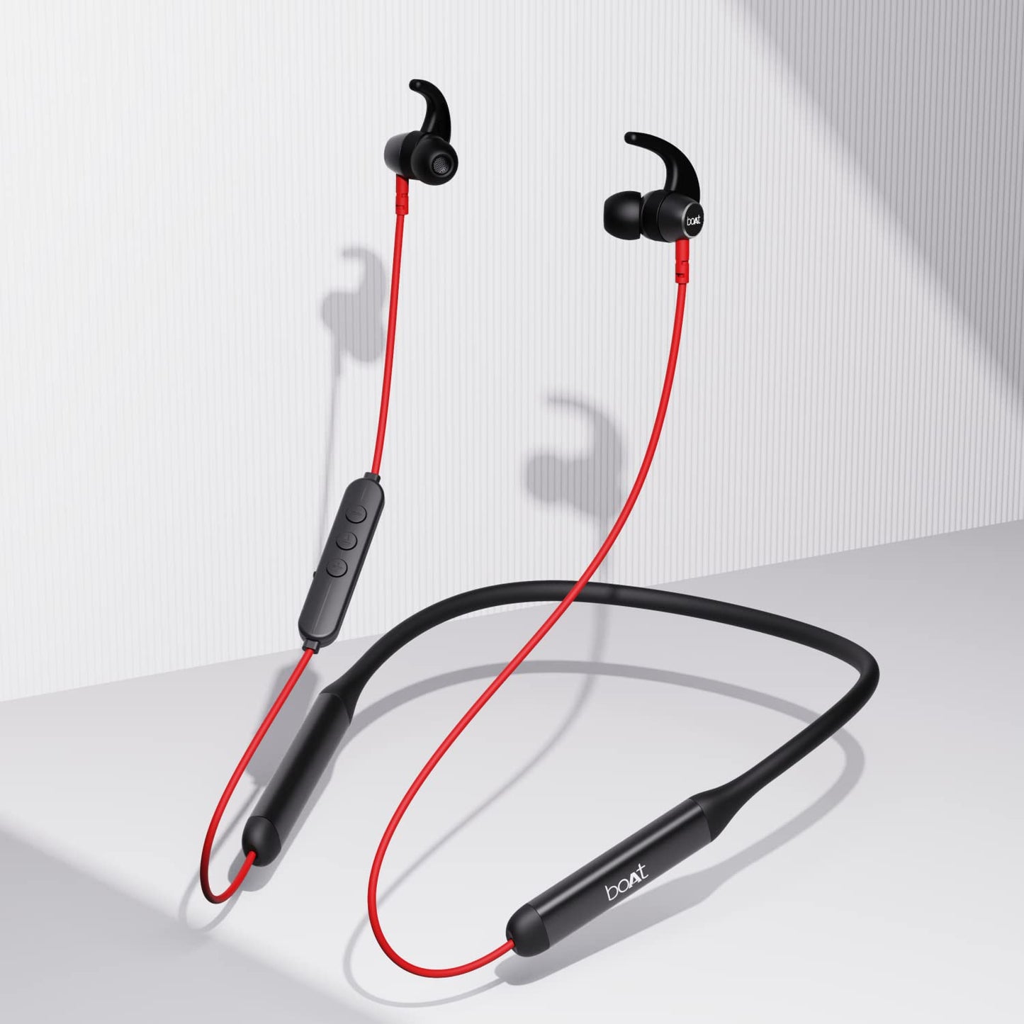 (Without Box)boAt Rockerz 330 in-Ear Bluetooth Neckband with Upto 30 Hours Playtime, ASAP Charge, Signature Sound, Dual Pairing & IPX5 with Mic (Active Black)