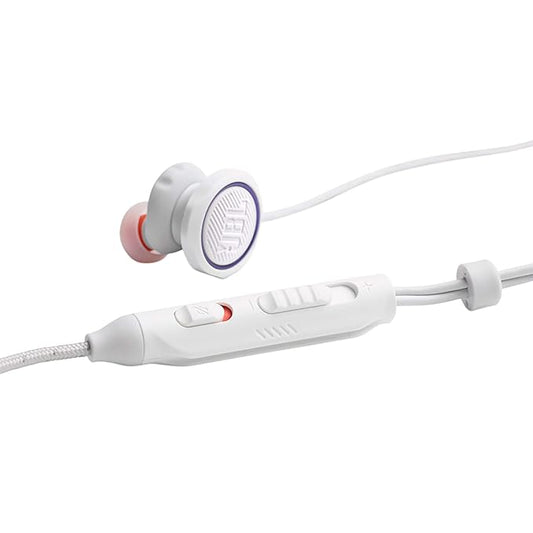 (Open Box) JBL Quantum 50 Wired in Ear Gaming Earphones with Mic, Quantum Sound Signature, Master Volume Slider, Twist-Lock Technology for Secure Fit, Cable Length Adjuster, Channel Management for Mono